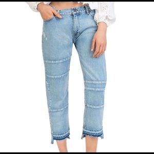 The Kooples nelly jeans, Patchwork SZ 26